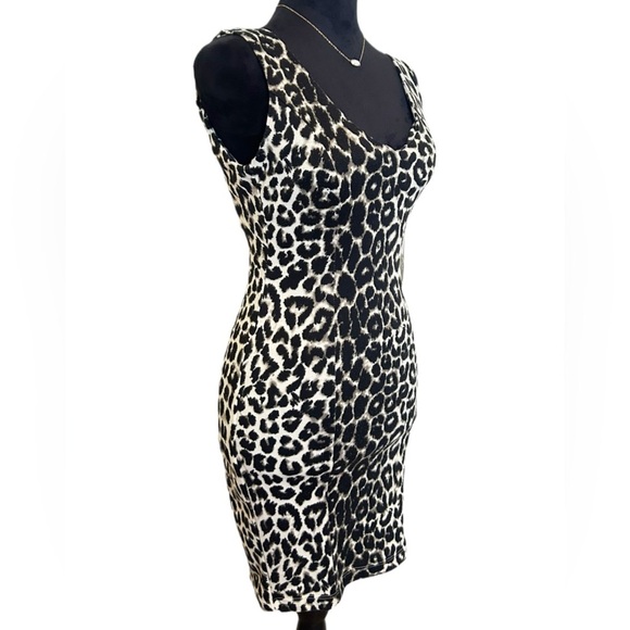 Necessary Objects Woman’s Small Cheetah Print Sleeveless Mini dress - Picture 4 of 9